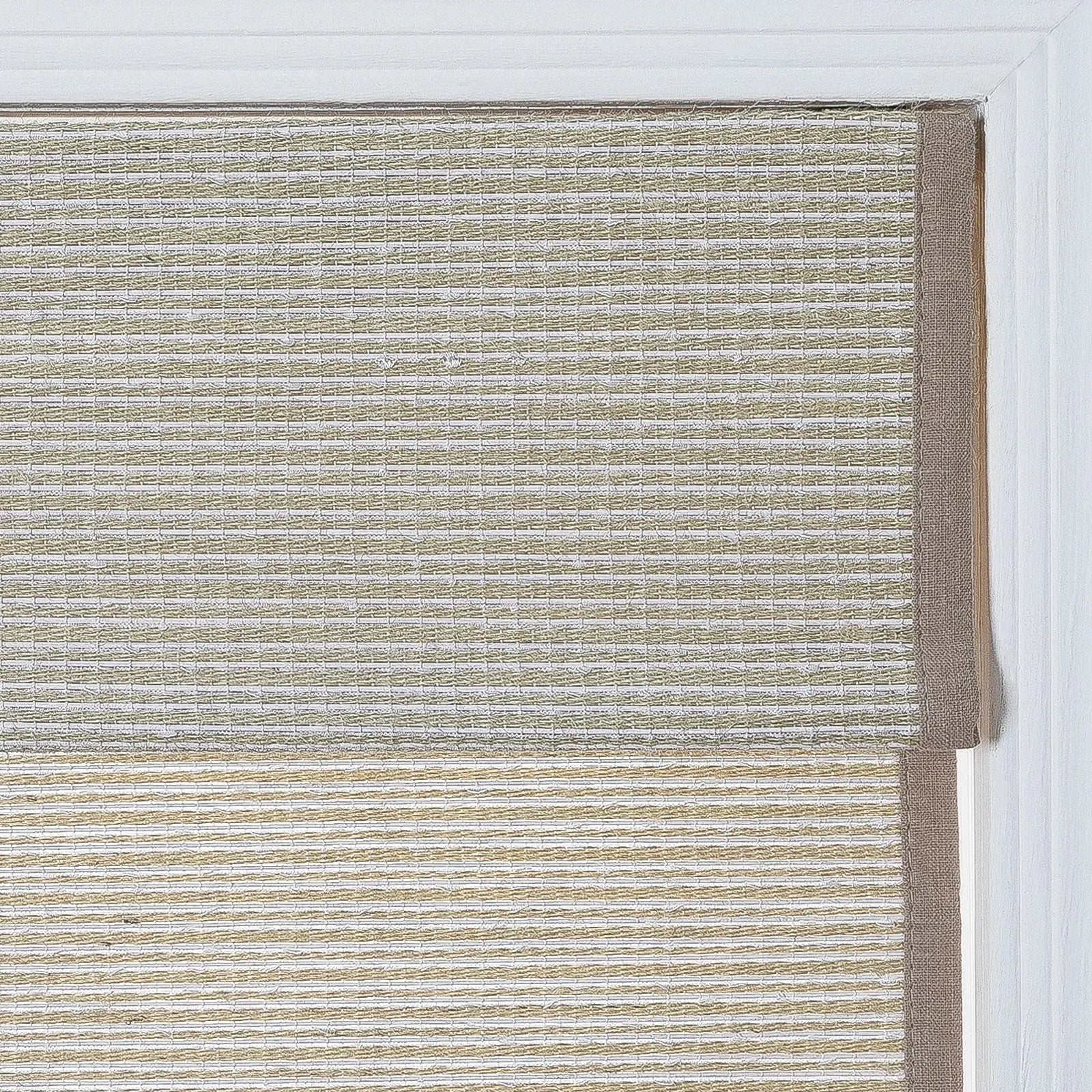 Rae Natural Ramie Flax Woven Wood Blinds - Series C-?-TWOPAGES CURTAINS