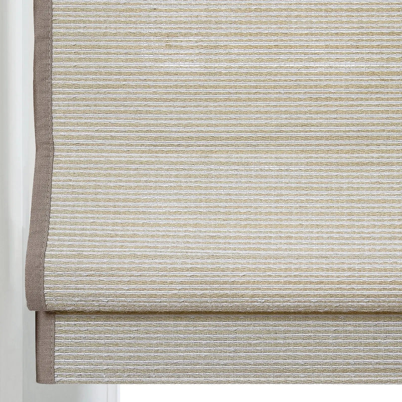 Rae Natural Ramie Flax Woven Wood Blinds - Series C-?-TWOPAGES CURTAINS
