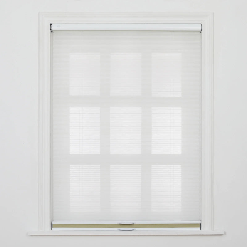 Aura No-Drill Day Night Blackout Cellular Window Blinds Cordless
