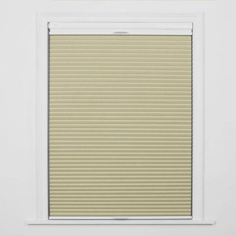 Aura No-Drill Day Night Blackout Cellular Window Blinds Cordless