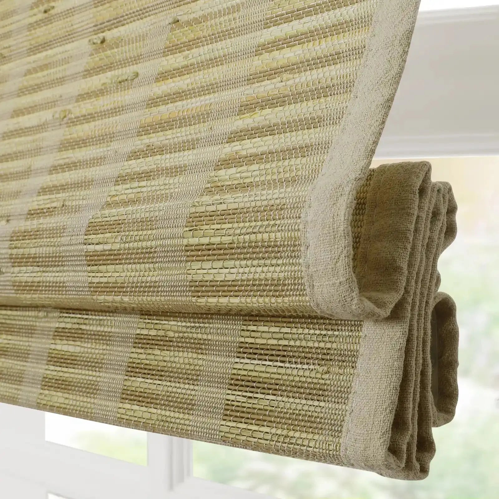 Rae Natural Ramie Bamboo Woven Blinds - Series P-?-TWOPAGES CURTAINS