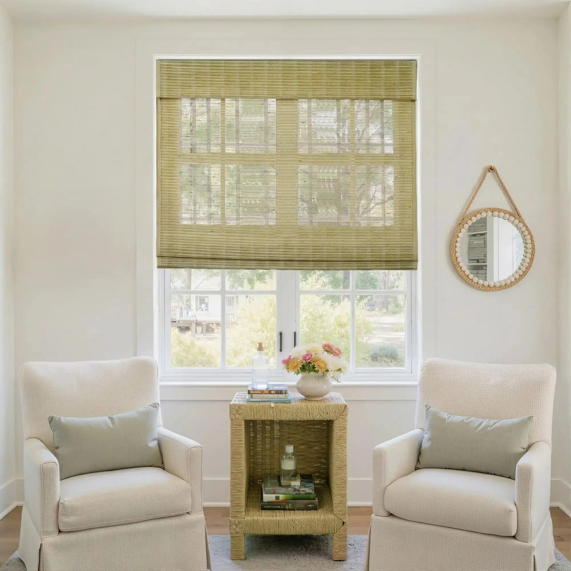 Rae Natural Ramie Bamboo Woven Blinds - Series P-?-TWOPAGES CURTAINS