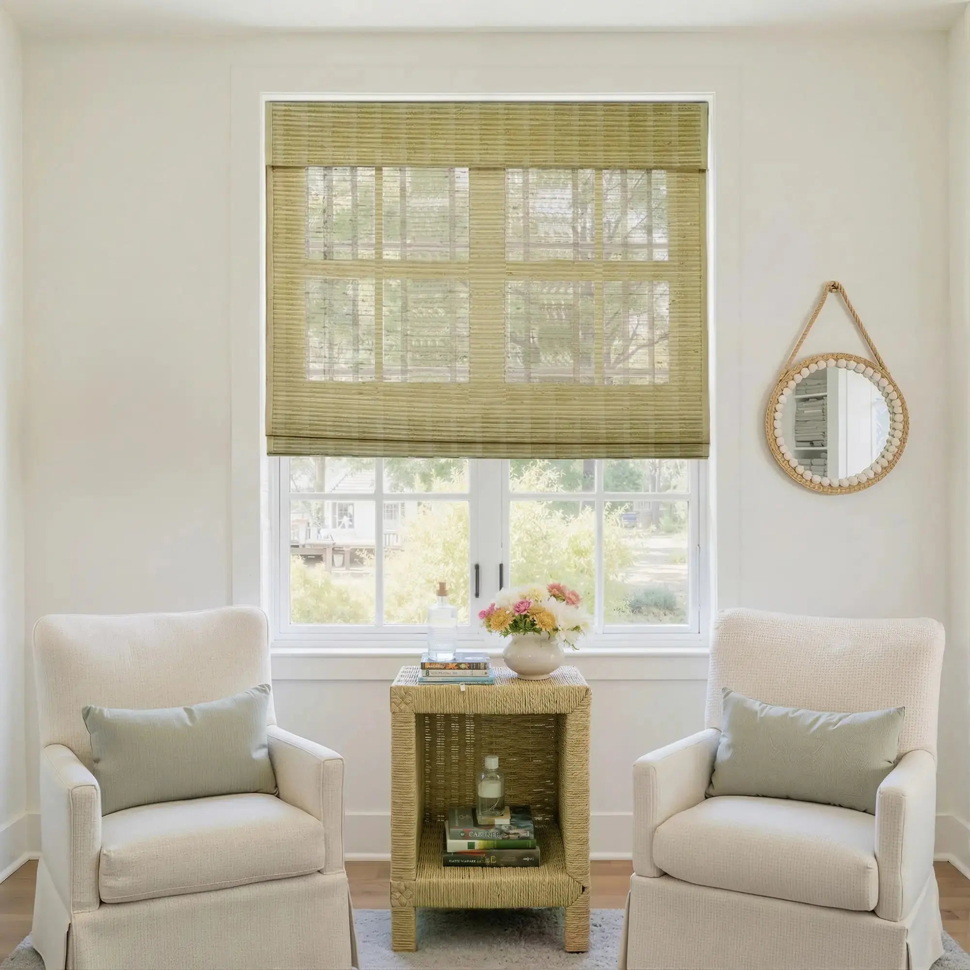 Rae Natural Ramie Bamboo Woven Blinds - Series P-?-TWOPAGES CURTAINS