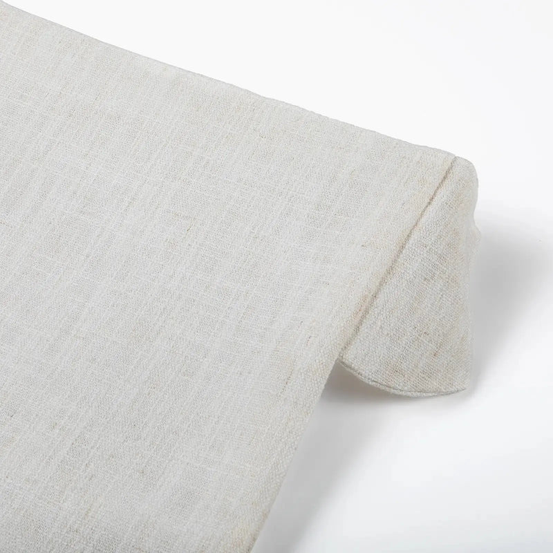 Liz Linen Blend Roman Shade Cordless - Wooden Headrail- -TWOPAGES