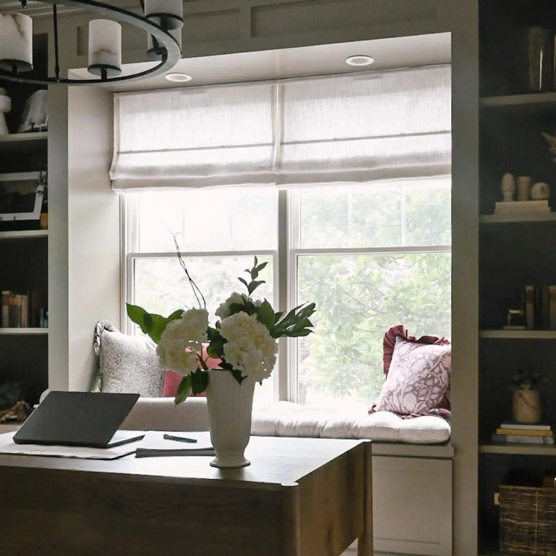 Motorized Roman Shade Cordless- -TWOPAGES