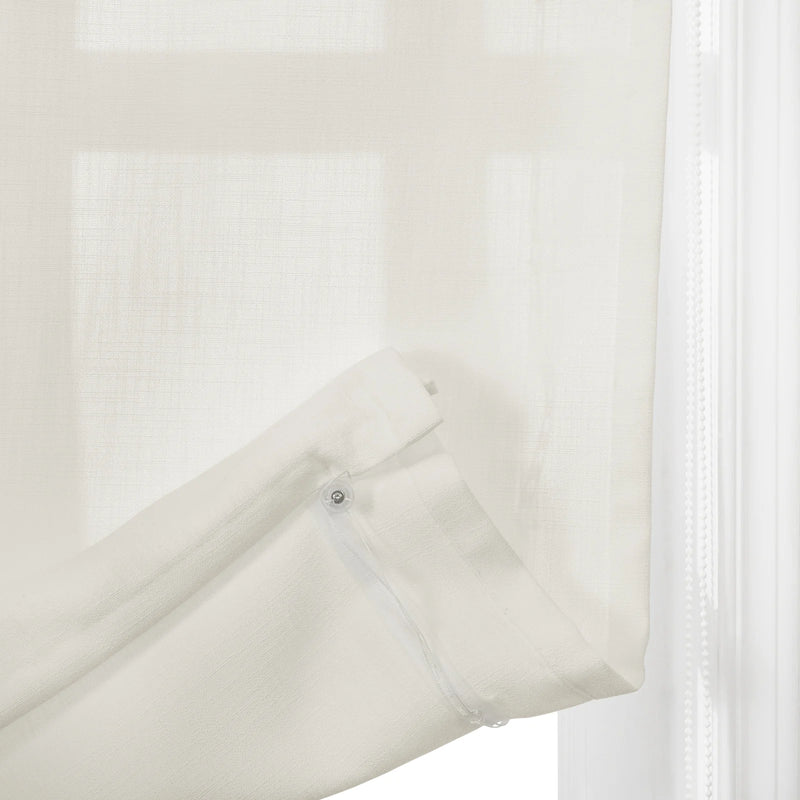 Liz Linen Relaxed Roman Blind Cord Lift