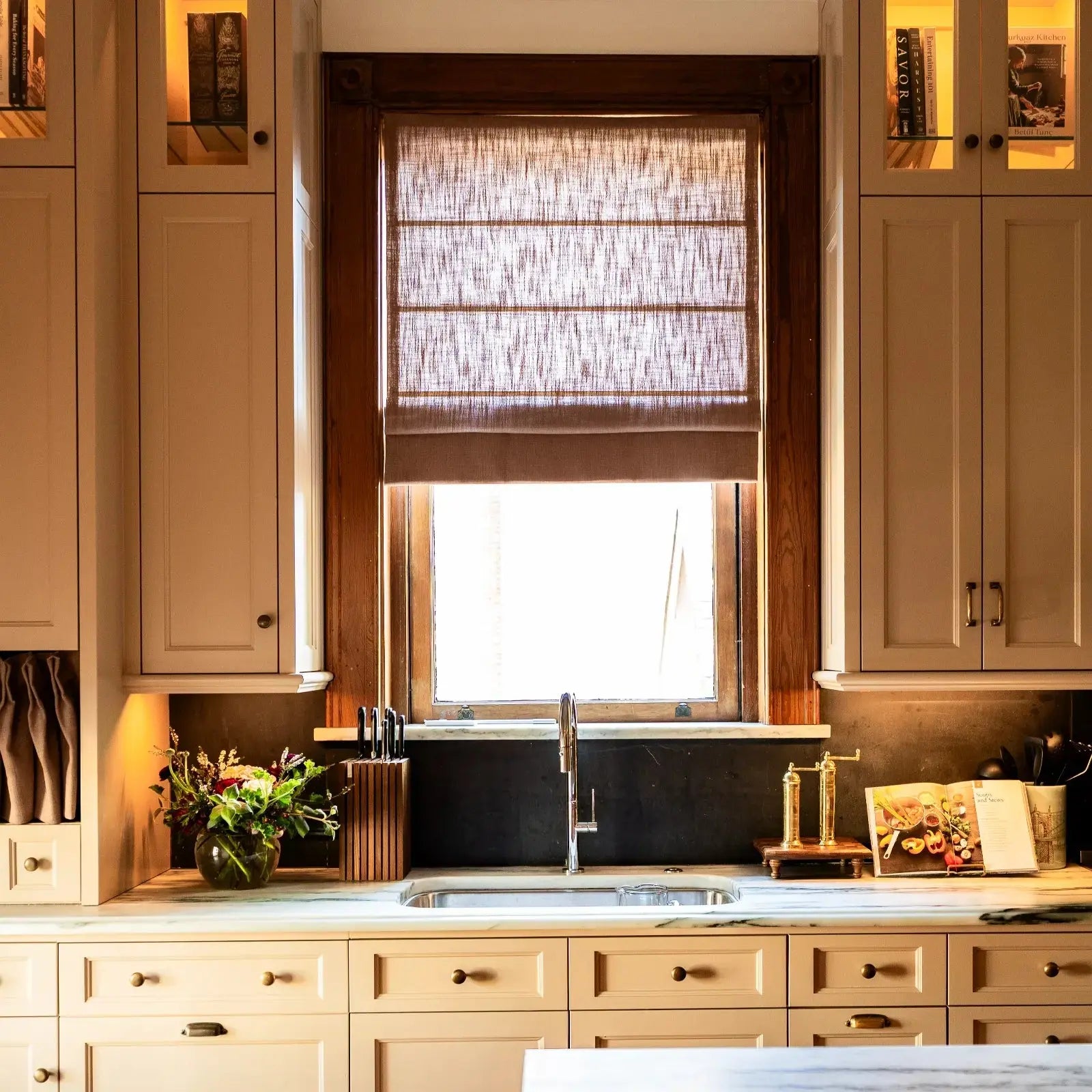 Motorized Roman Shade Cordless- -TWOPAGES