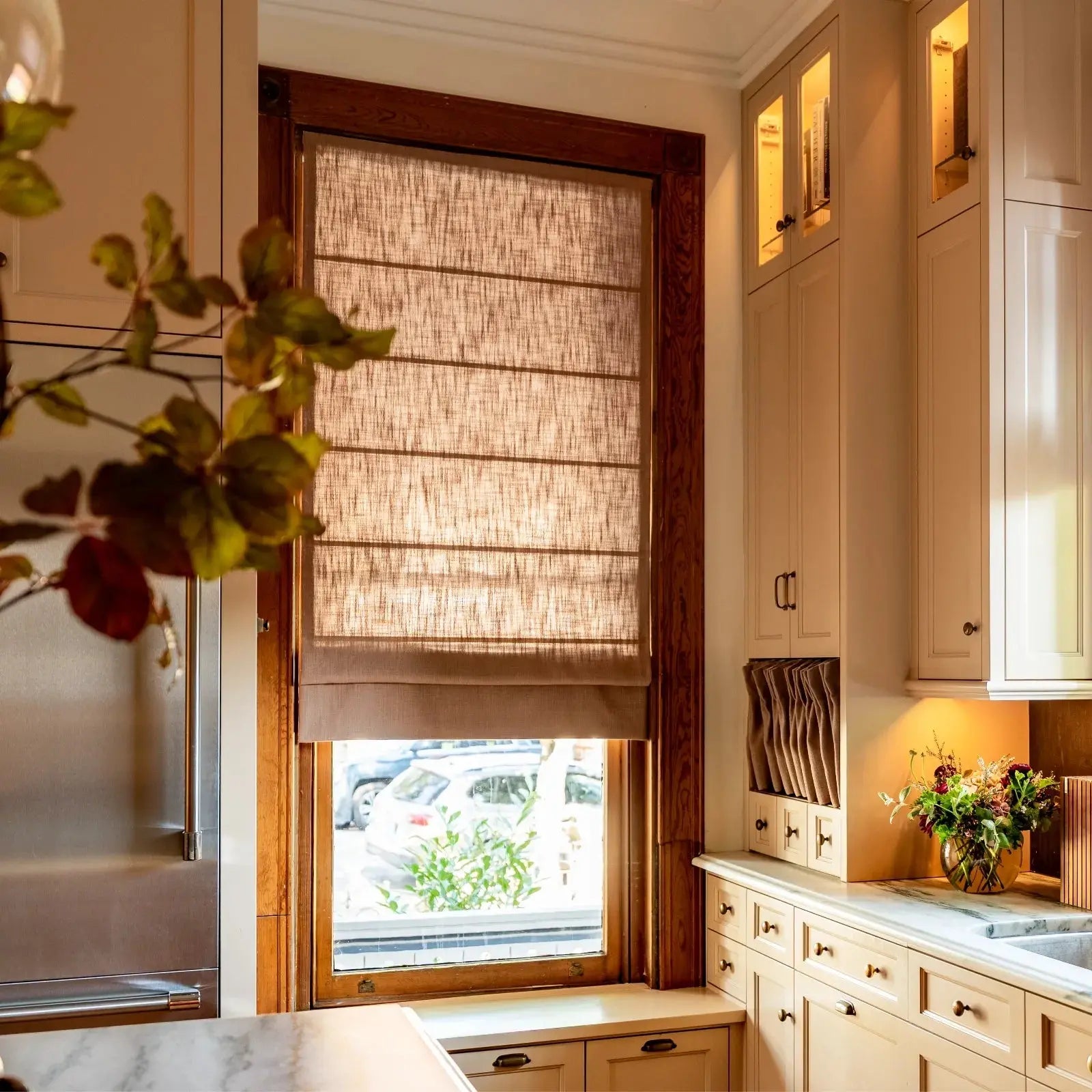 Liz Linen Roman Shade Cordless- -TWOPAGES