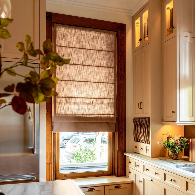 Liz Linen Roman Shade Cordless- -TWOPAGES