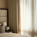 Liz Linen Curtains with Border Trim (Sold per Pair) -TWOPAGES
