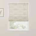 Leah Nicole Dandelion Blockprint Cotton Roman Shade Cordless- -TWOPAGES
