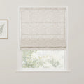 Leah Nicole Dandelion Blockprint Cotton Roman Shade Cordless- -TWOPAGES