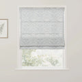 Leah Nicole Dandelion Blockprint Cotton Roman Shade Cordless- -TWOPAGES