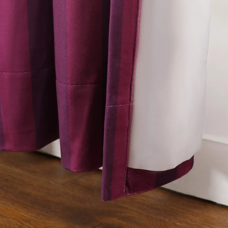 Amy Switzer Printed Velvet Pleated Drapery -TWOPAGES