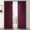 Amy Switzer Printed Velvet Pleated Drapery -TWOPAGES