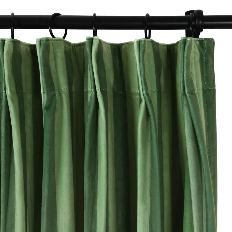 Amy Switzer Printed Velvet Pleated Drapery -TWOPAGES