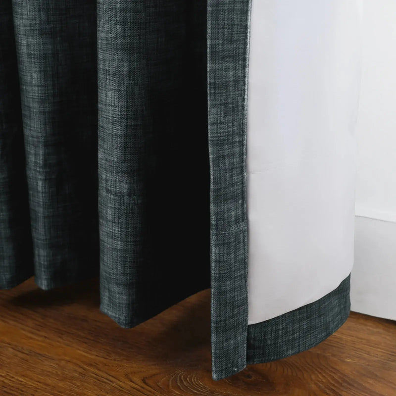 Amy Switzer Printed Velvet Pleated Drapery -TWOPAGES