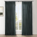 Amy Switzer Printed Velvet Pleated Drapery -TWOPAGES