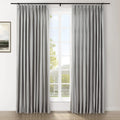 Amy Switzer Printed Velvet Pleated Drapery -TWOPAGES