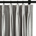 Amy Switzer Printed Velvet Pleated Drapery -TWOPAGES