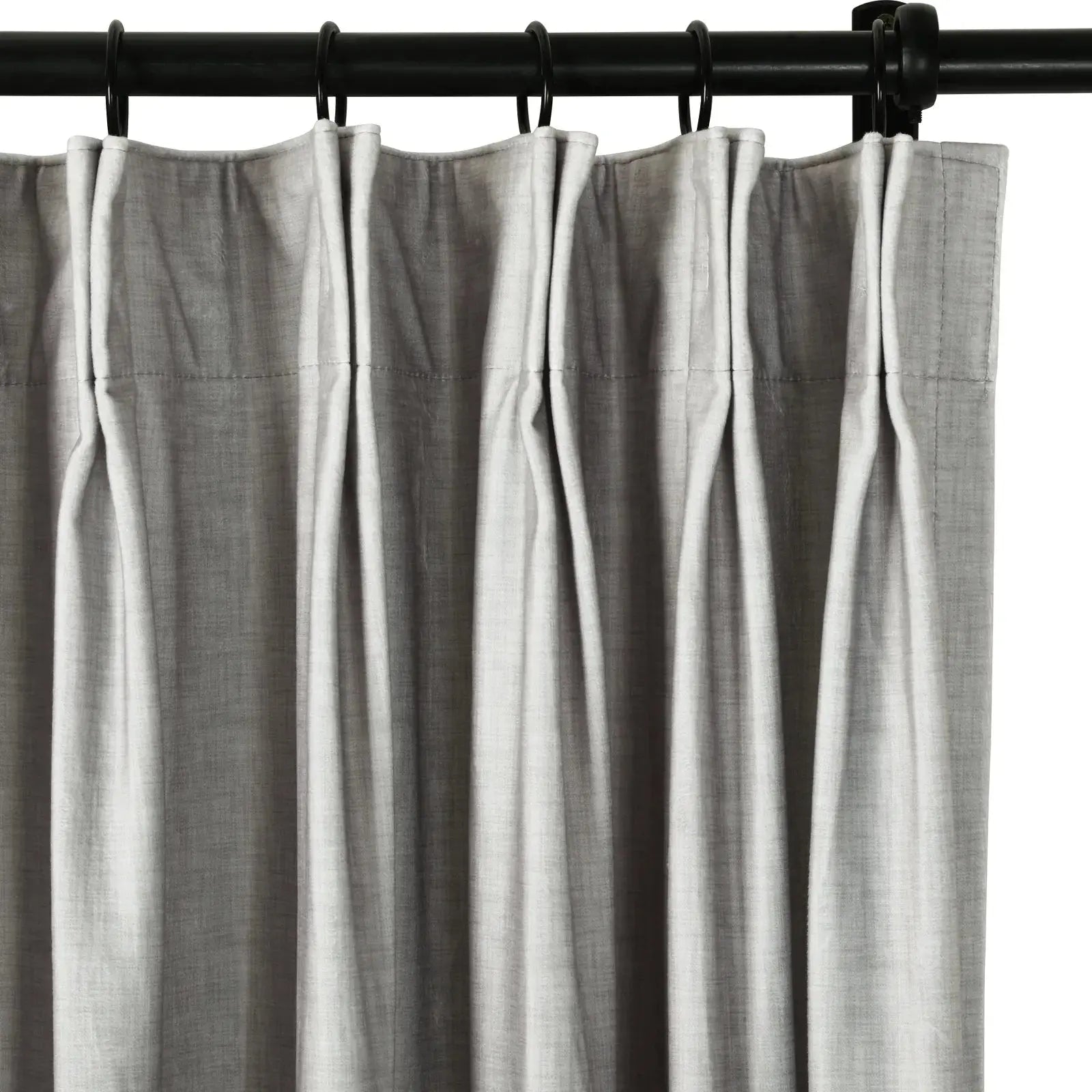Amy Switzer Printed Velvet Pleated Drapery -TWOPAGES