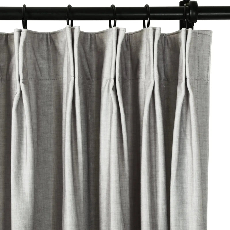Amy Switzer Printed Velvet Pleated Drapery -TWOPAGES