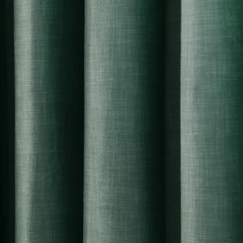 Amy Switzer Printed Velvet Pleated Drapery -TWOPAGES