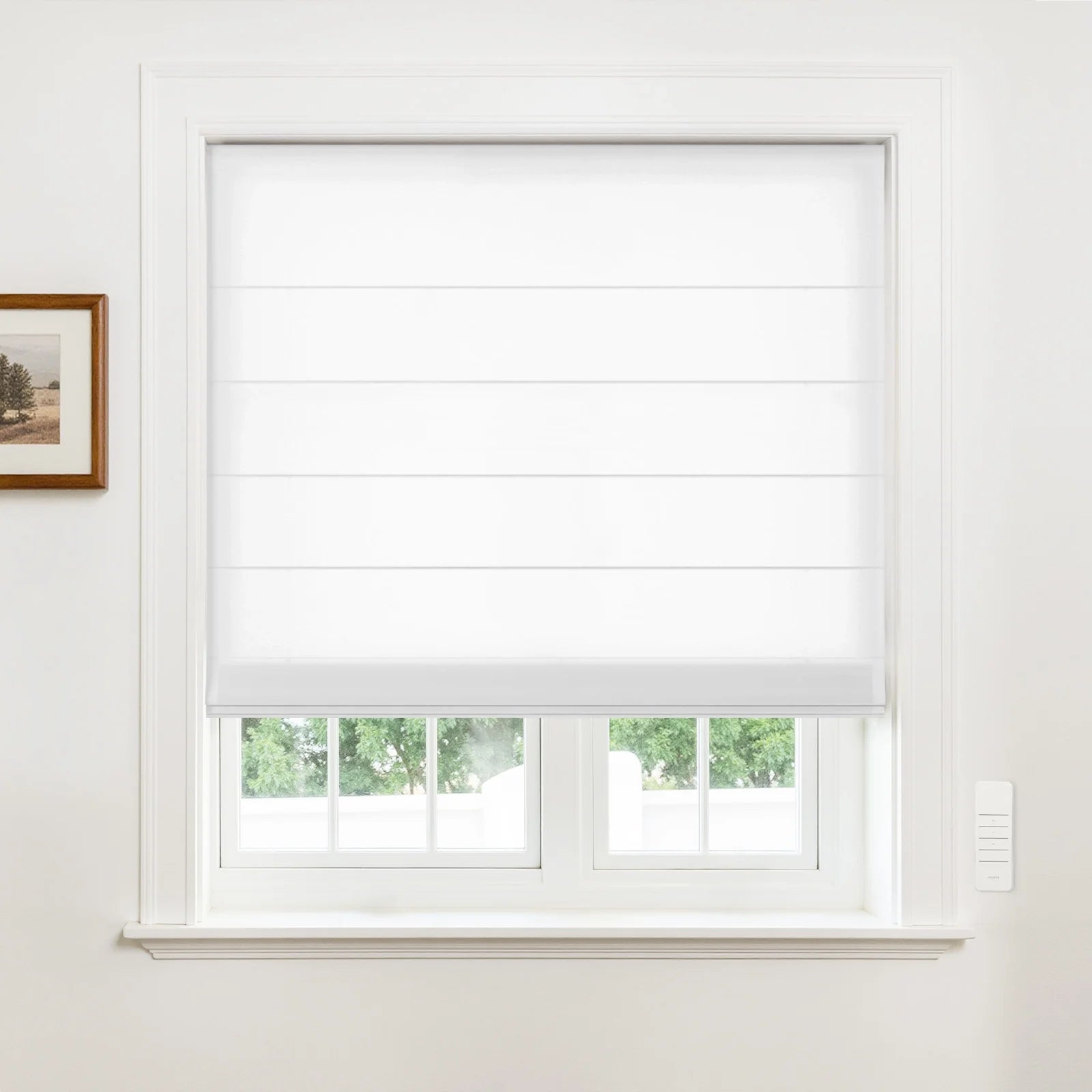 Alvin Motorized Sheer Room Darkening Roller Blind?-TWOPAGES