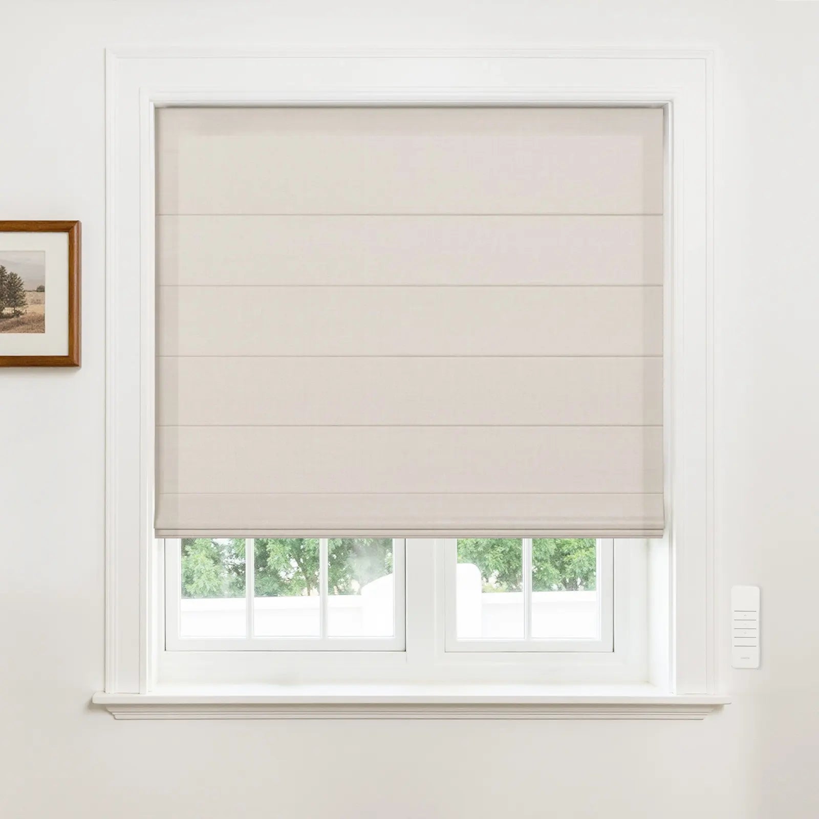 Alvin Motorized Sheer Room Darkening Roller Blind?-TWOPAGES