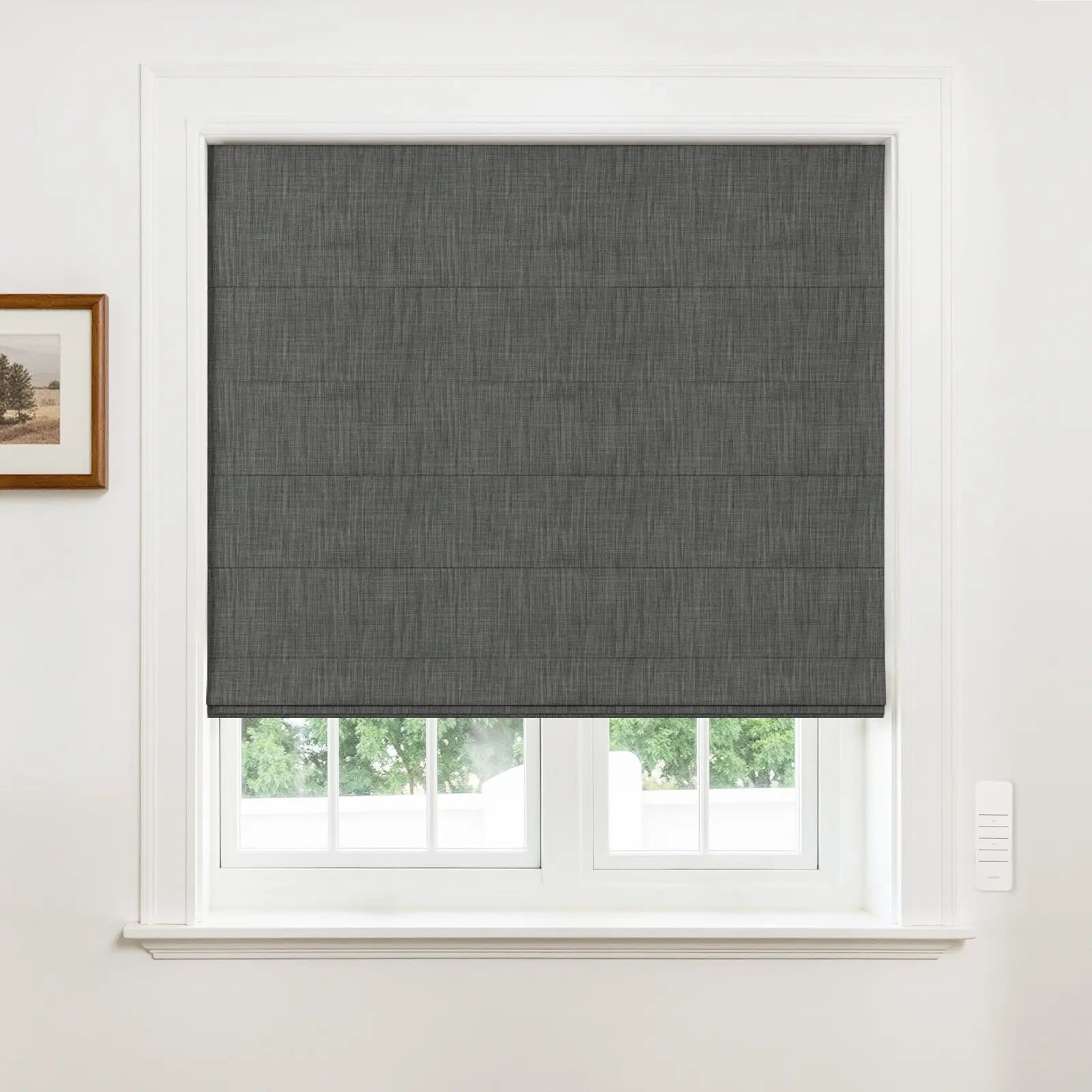 Alvin Motorized Linen Blackout Roller Blind?-TWOPAGES
