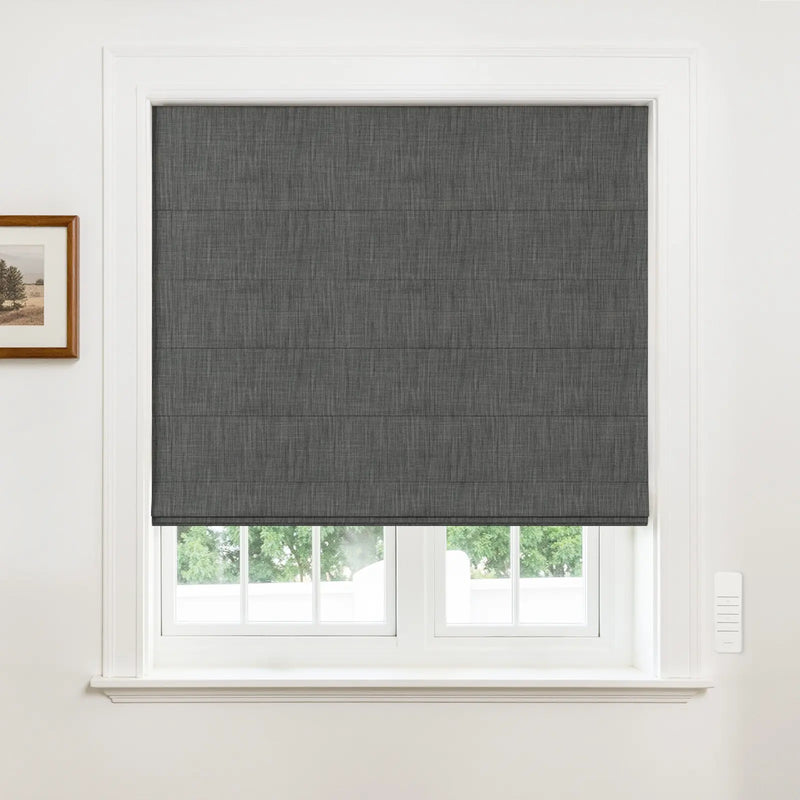 Alvin Motorized Linen Blackout Roller Blind?-TWOPAGES