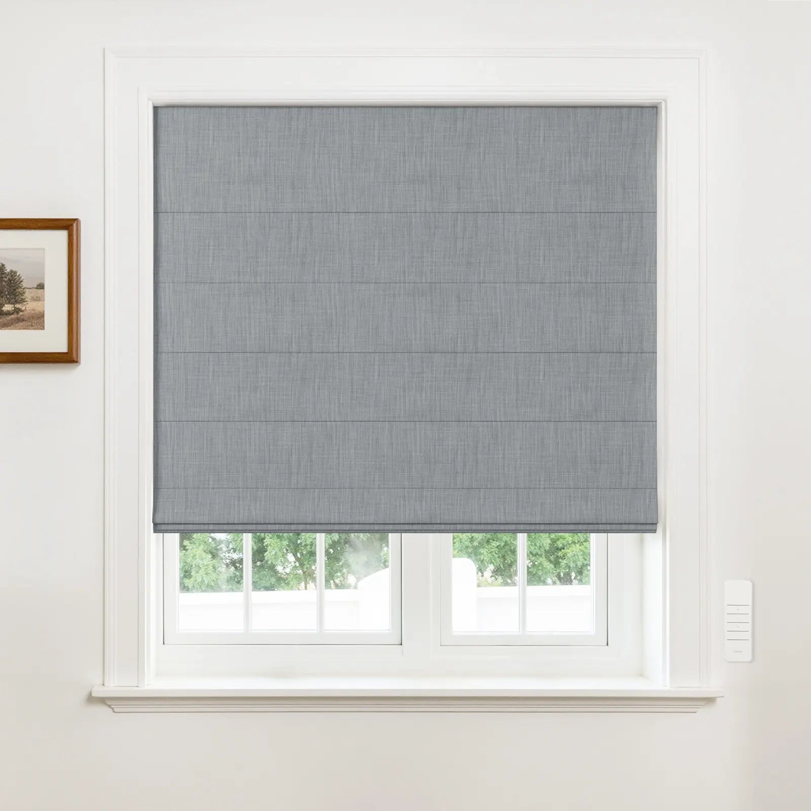 Alvin Motorized Linen Blackout Roller Blind?-TWOPAGES