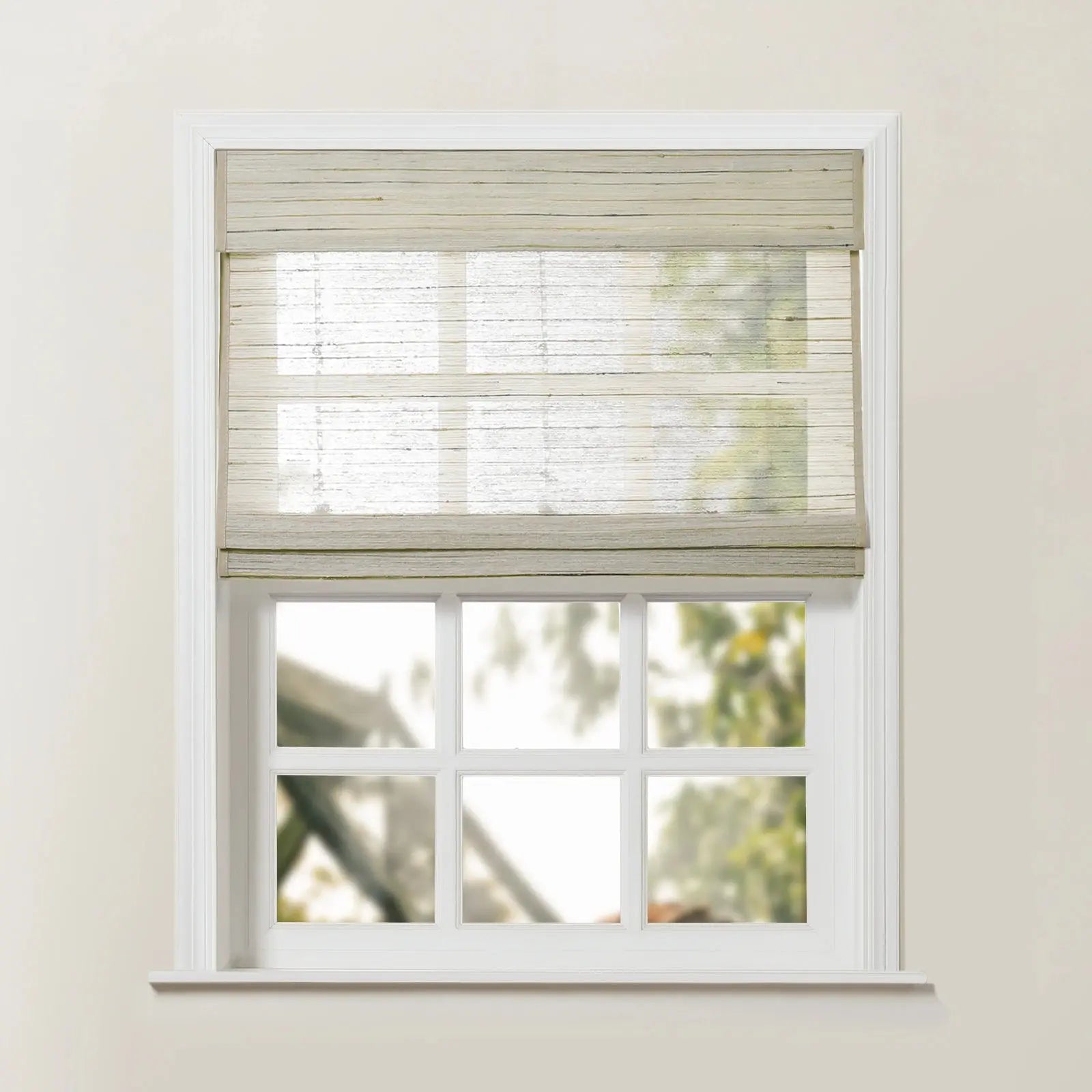 Rae Natural Ramie Jute Woven Wood Blinds - Series D-?-TWOPAGES CURTAINS