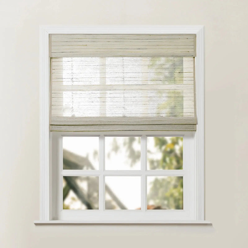 Rae Natural Ramie Jute Woven Wood Blinds - Series D-?-TWOPAGES CURTAINS