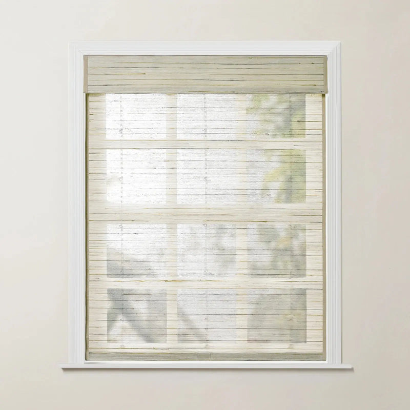 Rae Natural Ramie Jute Woven Wood Blinds - Series D-?-TWOPAGES CURTAINS