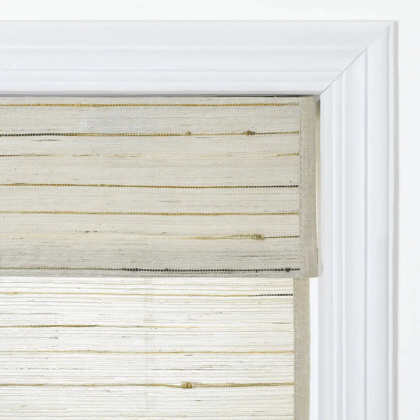 Rae Natural Ramie Jute Woven Wood Blinds - Series D-?-TWOPAGES CURTAINS
