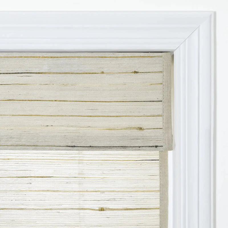 Rae Natural Ramie Jute Woven Wood Blinds - Series D-?-TWOPAGES CURTAINS