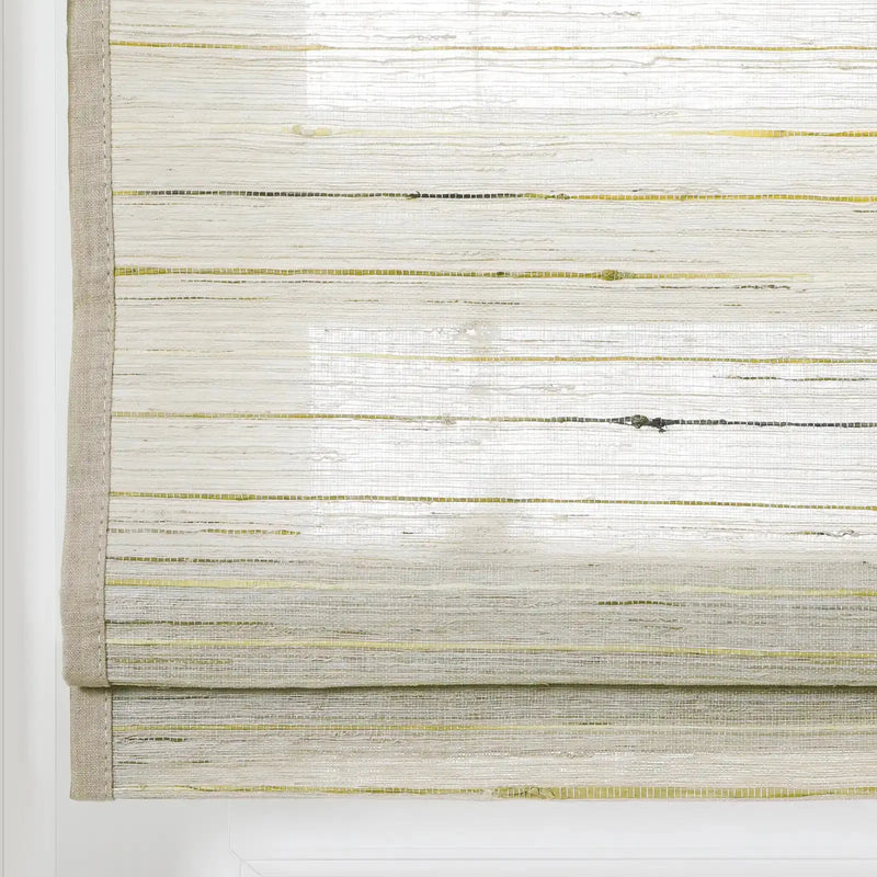 Rae Natural Ramie Jute Woven Wood Blinds - Series D-?-TWOPAGES CURTAINS