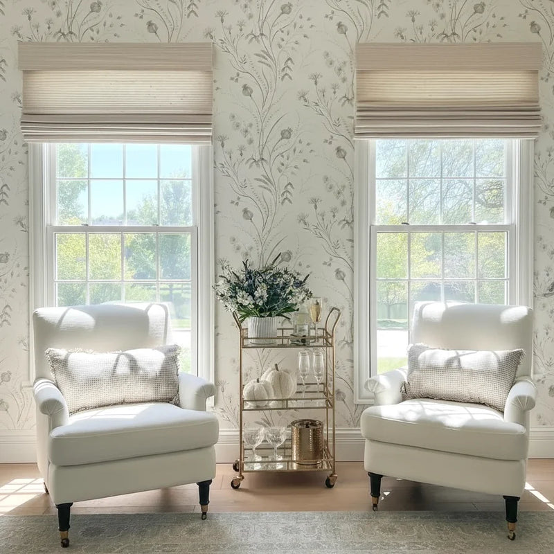 Lay Natural Paper Bamboo Woven Blind - Marble White-?-TWOPAGES CURTAINS