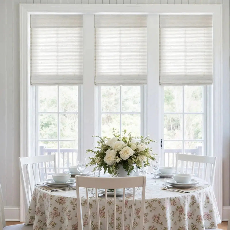 Natural Paper Bamboo Woven Blind - Marble White?-TWOPAGES CURTAINS