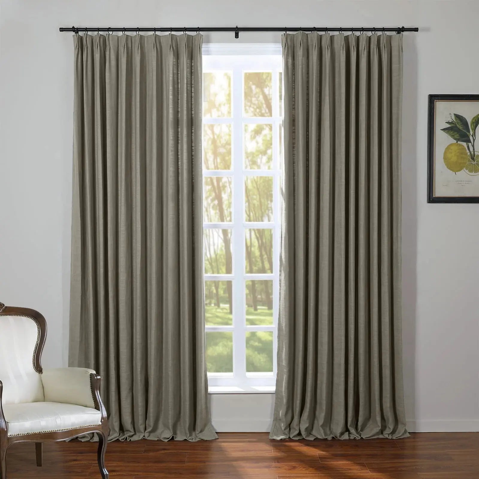 Kyla Linen Drapery Pleated?-TWOPAGES