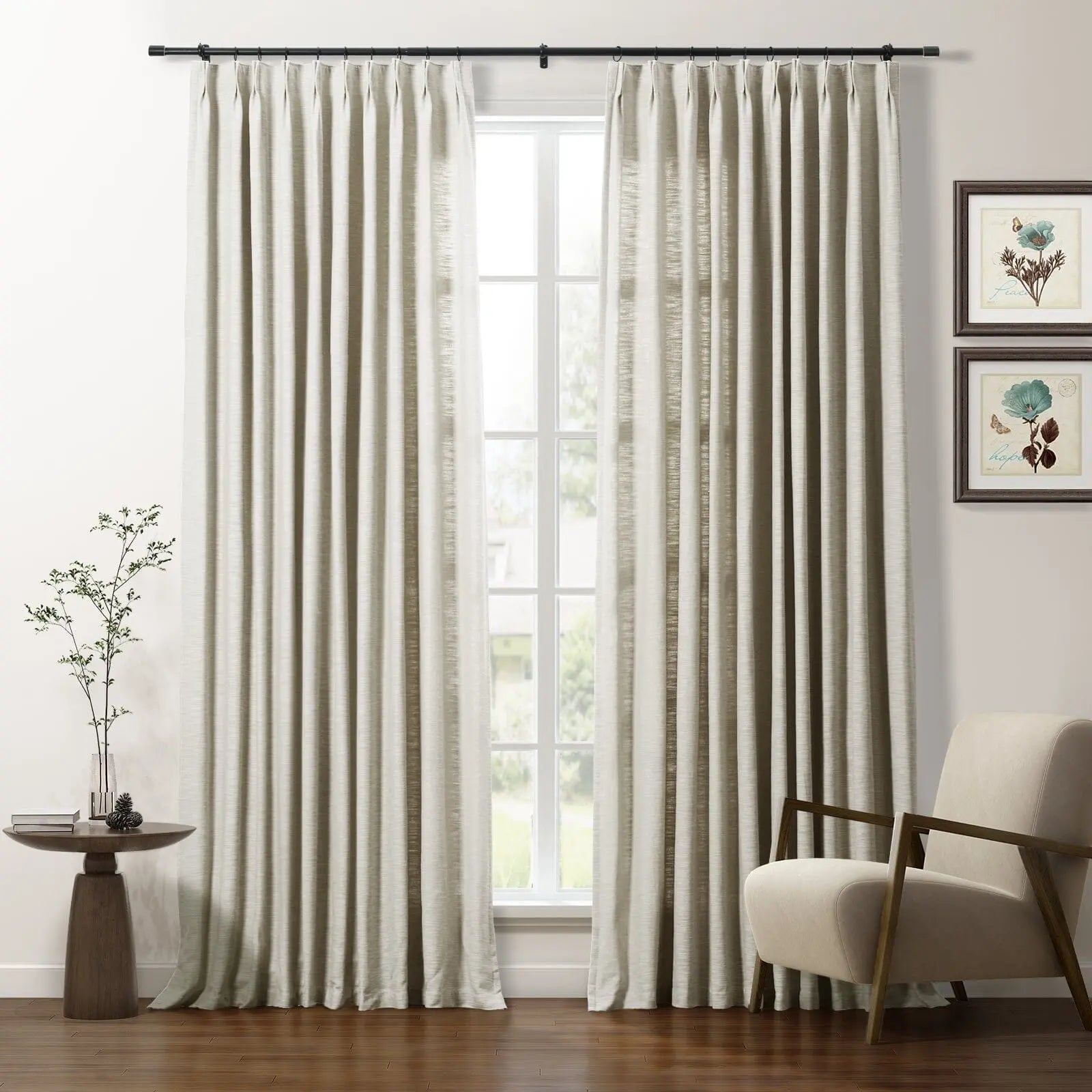 Cotton Blend Drapery Pleated | Cloe TWOPAGES