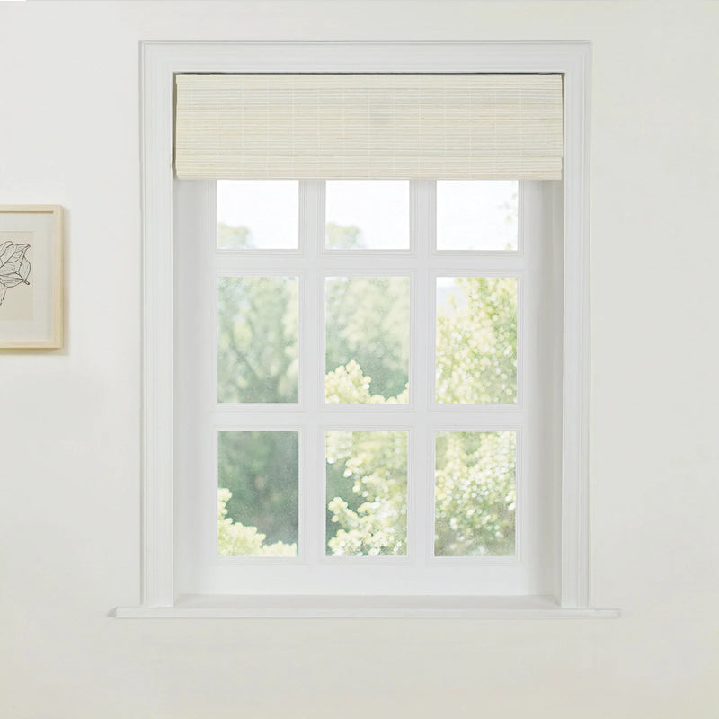 Rae Natural Ramie Jute Woven Wood Shades - Series W