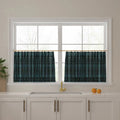Sara Le Print Linen Pleated Cafe Curtains?-TWOPAGES