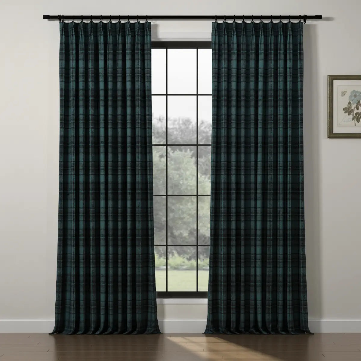 Sara Le Print Linen Drapery Pleated TWOPAGES