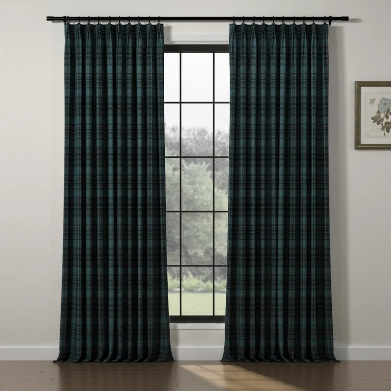 Sara Le Print Linen Drapery Pleated TWOPAGES