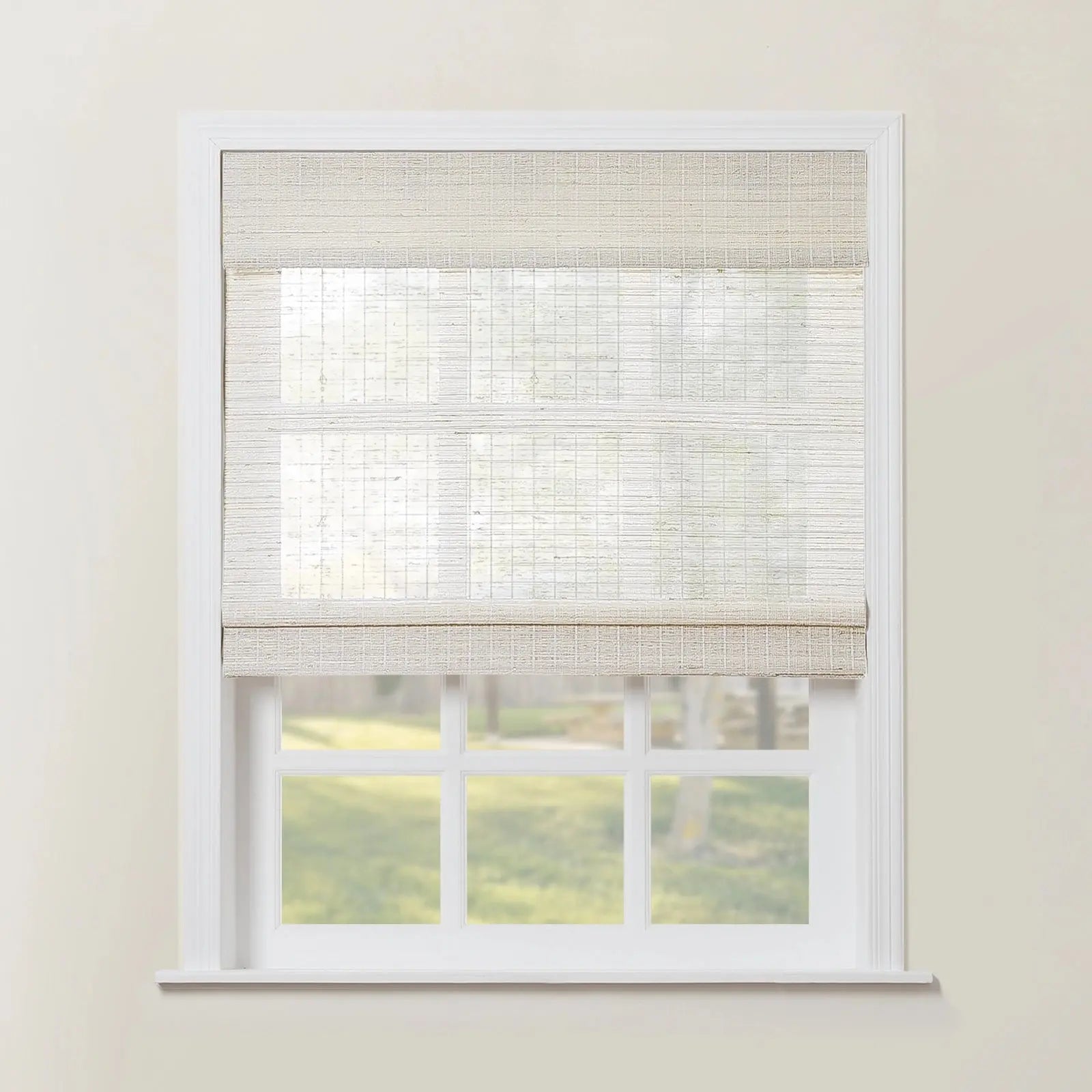 Rae Natural Ramie Flax Woven Wood Blinds - Series C-?-TWOPAGES CURTAINS