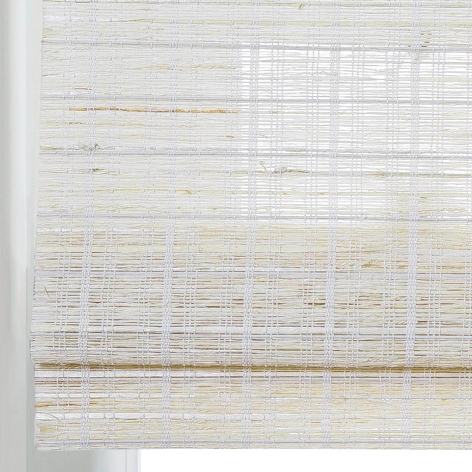 Rae Natural Ramie Flax Woven Wood Blinds - Series C-?-TWOPAGES CURTAINS