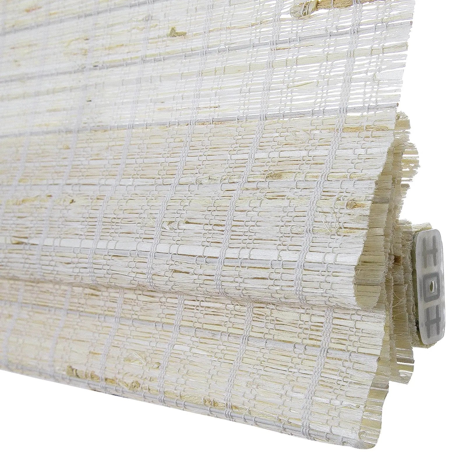 Rae Natural Ramie Flax Woven Wood Blinds - Series C-?-TWOPAGES CURTAINS