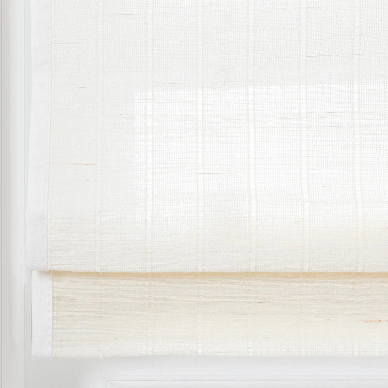 Rae Natural Ramie Jute Woven Wood Blinds - Series D-?-TWOPAGES CURTAINS